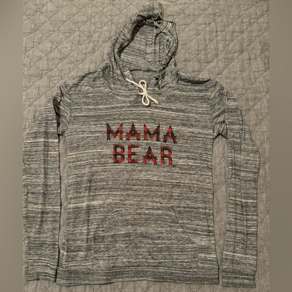 Authentic Loved by Hannah and Eli MAMA BEAR hoodie, t-shirt, canvas tote bundle - Picture 4 of 8